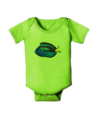 Blue Tang Fish Baby Romper Bodysuit-Baby Romper-TooLoud-Lime-06-Months-Davson Sales