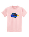 Blue Tang Fish Childrens T-Shirt-Childrens T-Shirt-TooLoud-PalePink-X-Small-Davson Sales