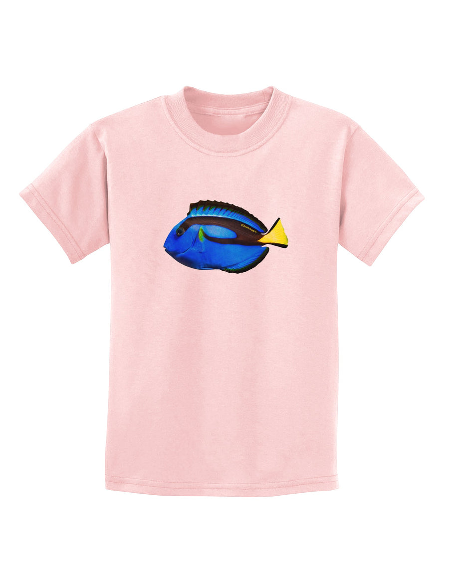 Blue Tang Fish Childrens T-Shirt-Childrens T-Shirt-TooLoud-White-X-Small-Davson Sales