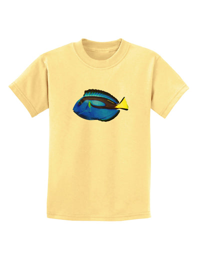 Blue Tang Fish Childrens T-Shirt-Childrens T-Shirt-TooLoud-Daffodil-Yellow-X-Small-Davson Sales