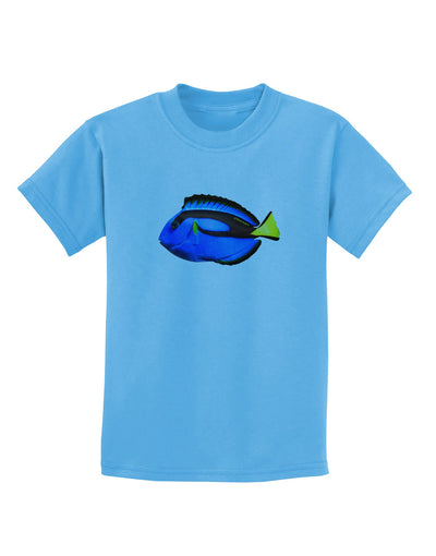 Blue Tang Fish Childrens T-Shirt-Childrens T-Shirt-TooLoud-Aquatic-Blue-X-Small-Davson Sales