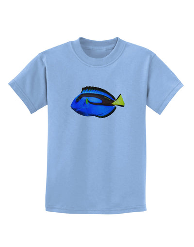 Blue Tang Fish Childrens T-Shirt-Childrens T-Shirt-TooLoud-Light-Blue-X-Small-Davson Sales