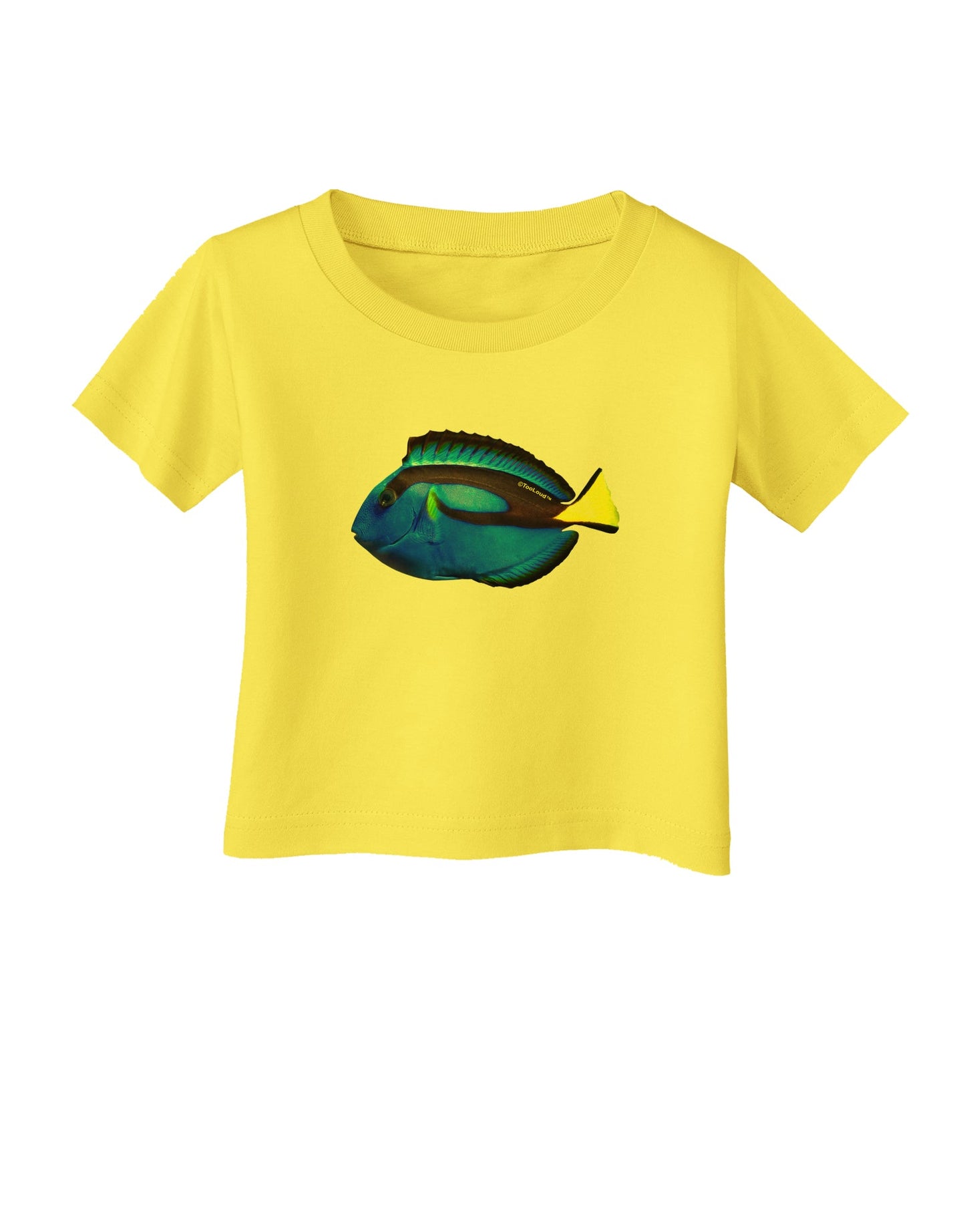 Blue Tang Fish Infant T-Shirt-Infant T-Shirt-TooLoud-Yellow-06-Months-Davson Sales