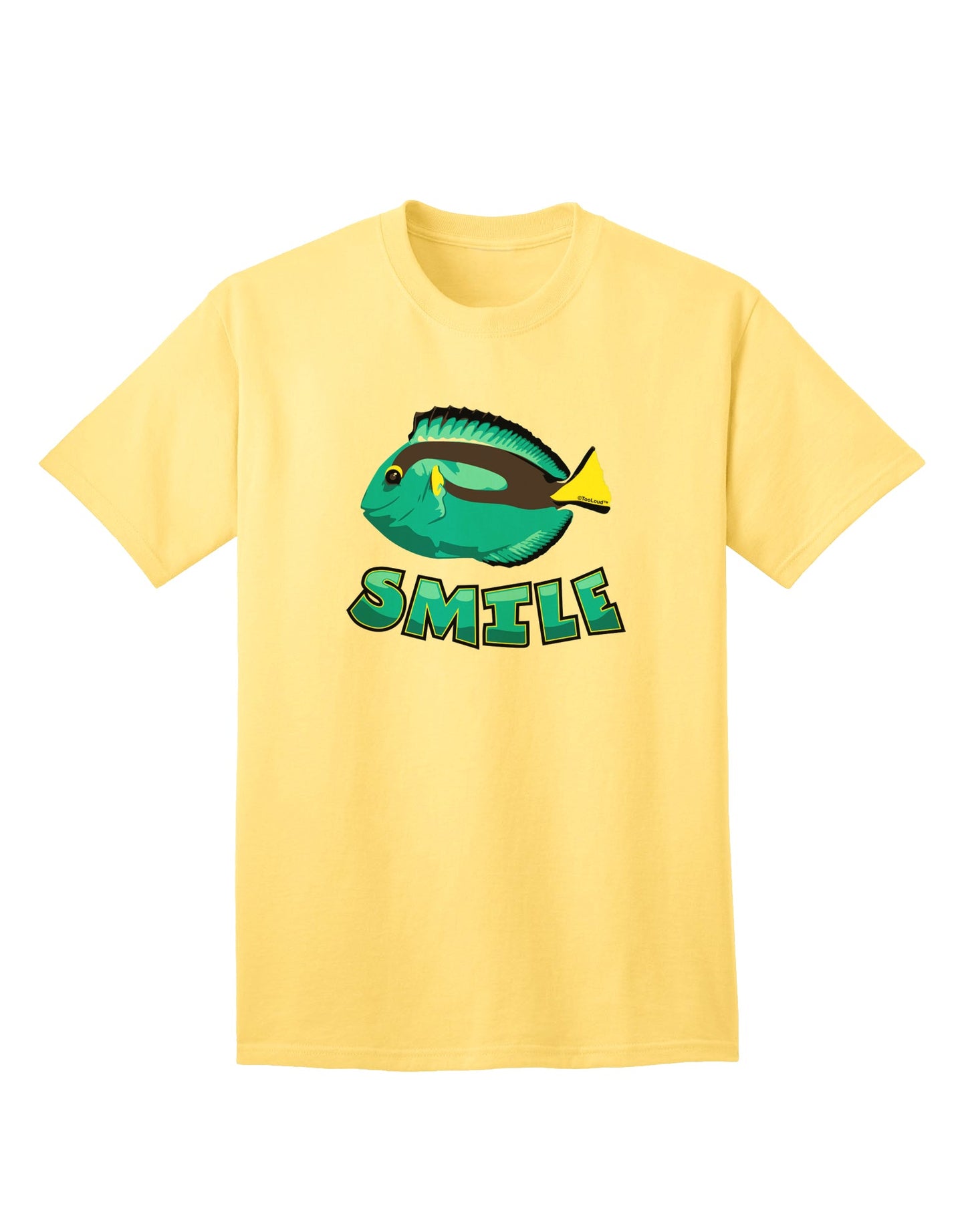 Blue Tang Fish - Premium Smile Adult T-Shirt for the Discerning Shopper-Mens T-shirts-TooLoud-Yellow-Small-Davson Sales