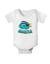 Blue Tang Fish - Smile Baby Romper Bodysuit-Baby Romper-TooLoud-White-06-Months-Davson Sales