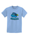 Blue Tang Fish - Smile Childrens T-Shirt-Childrens T-Shirt-TooLoud-Light-Blue-X-Small-Davson Sales