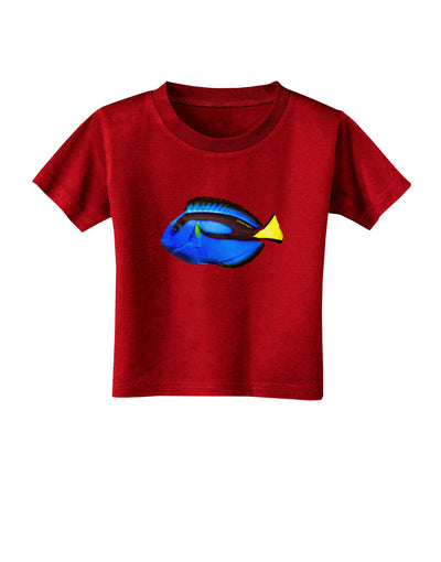 Blue Tang Fish Toddler T-Shirt Dark-Toddler T-Shirt-TooLoud-Red-2T-Davson Sales