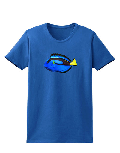 Blue Tang Fish Womens Dark T-Shirt-TooLoud-Royal-Blue-X-Small-Davson Sales