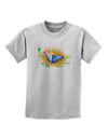 Blue Watercolor Butterfly Childrens T-Shirt-Childrens T-Shirt-TooLoud-AshGray-X-Small-Davson Sales