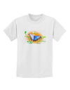 Blue Watercolor Butterfly Childrens T-Shirt-Childrens T-Shirt-TooLoud-White-X-Small-Davson Sales