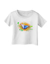 Blue Watercolor Butterfly Infant T-Shirt-Infant T-Shirt-TooLoud-White-06-Months-Davson Sales
