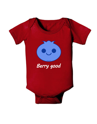 Blueberry - Berry Good Baby Romper Bodysuit Dark-Baby Romper-TooLoud-Red-06-Months-Davson Sales