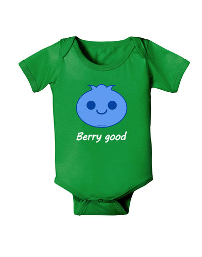 Blueberry - Berry Good Baby Romper Bodysuit Dark-Baby Romper-TooLoud-Clover-Green-06-Months-Davson Sales