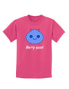 Blueberry - Berry Good Childrens Dark T-Shirt-Childrens T-Shirt-TooLoud-Sangria-X-Small-Davson Sales