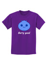 Blueberry - Berry Good Childrens Dark T-Shirt-Childrens T-Shirt-TooLoud-Purple-X-Small-Davson Sales