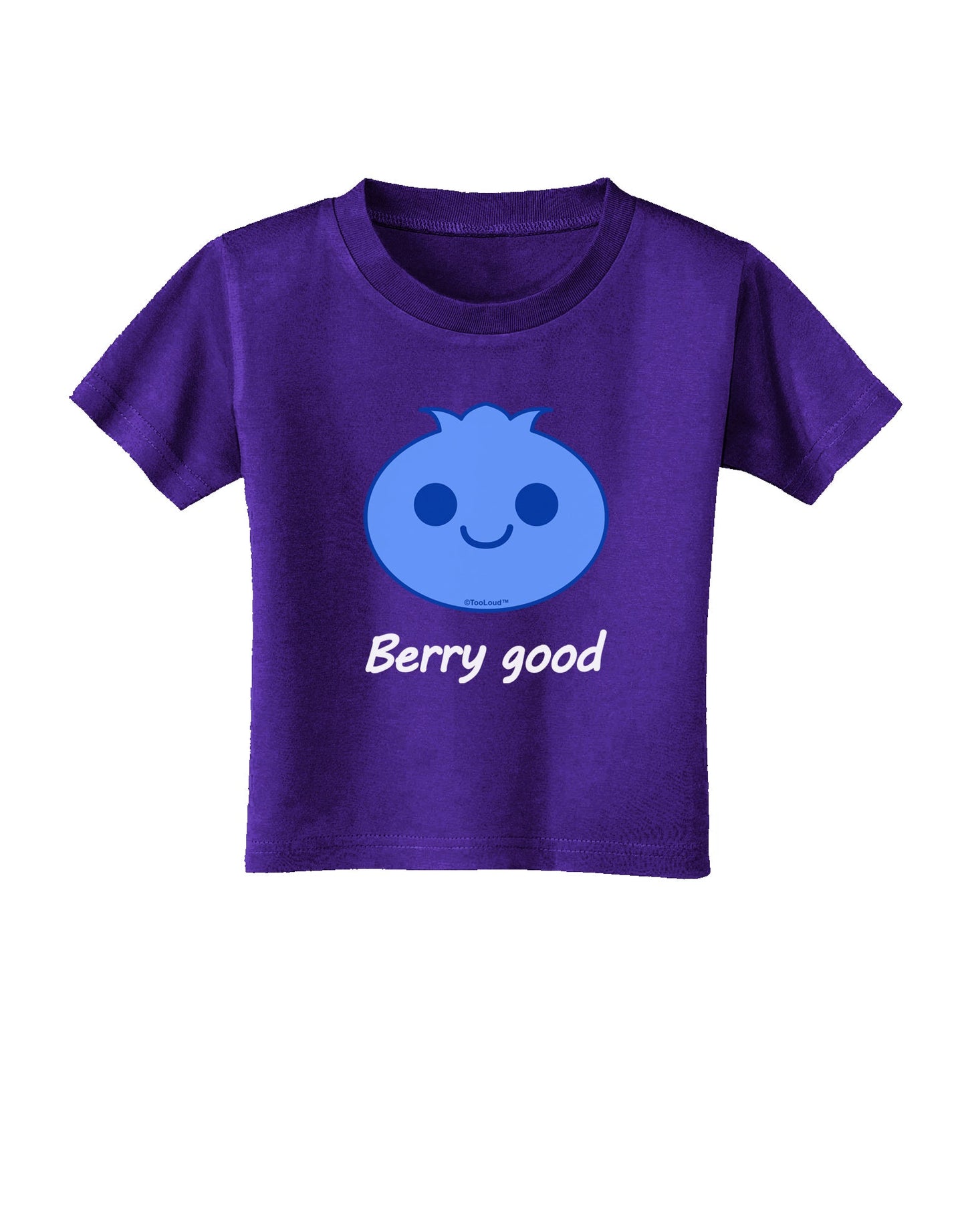 Blueberry - Berry Good Toddler T-Shirt Dark-Toddler T-Shirt-TooLoud-Purple-2T-Davson Sales