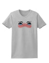 Blushing Anime Eyes Womens T-Shirt-Womens T-Shirt-TooLoud-AshGray-XXXX-Large-Davson Sales