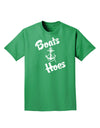 Boats and Hoes Adult Dark T-Shirt-Mens T-Shirt-TooLoud-Kelly-Green-Small-Davson Sales