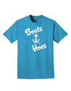Boats and Hoes Adult Dark T-Shirt-Mens T-Shirt-TooLoud-Turquoise-Small-Davson Sales