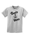 Boats and Hoes Childrens T-Shirt-Childrens T-Shirt-TooLoud-AshGray-X-Small-Davson Sales