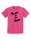 Boats and Hoes Childrens T-Shirt-Childrens T-Shirt-TooLoud-Sangria-X-Small-Davson Sales