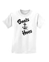 Boats and Hoes Childrens T-Shirt-Childrens T-Shirt-TooLoud-White-X-Small-Davson Sales