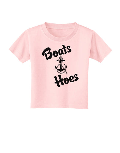 Boats and Hoes Toddler T-Shirt-Toddler T-Shirt-TooLoud-Light-Pink-2T-Davson Sales