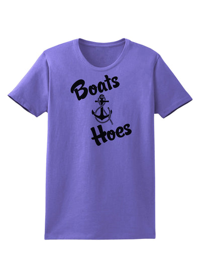 Boats and Hoes Womens T-Shirt-Womens T-Shirt-TooLoud-Violet-X-Small-Davson Sales