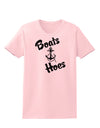 Boats and Hoes Womens T-Shirt-Womens T-Shirt-TooLoud-PalePink-X-Small-Davson Sales