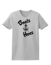 Boats and Hoes Womens T-Shirt-Womens T-Shirt-TooLoud-AshGray-X-Small-Davson Sales