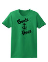 Boats and Hoes Womens T-Shirt-Womens T-Shirt-TooLoud-Kelly-Green-X-Small-Davson Sales