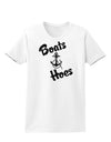 Boats and Hoes Womens T-Shirt-Womens T-Shirt-TooLoud-White-X-Small-Davson Sales