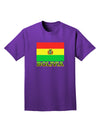 Bolivia Flag Adult Dark T-Shirt-Mens T-Shirt-TooLoud-Purple-Small-Davson Sales