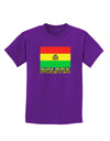 Bolivia Flag Childrens Dark T-Shirt-Childrens T-Shirt-TooLoud-Purple-X-Small-Davson Sales