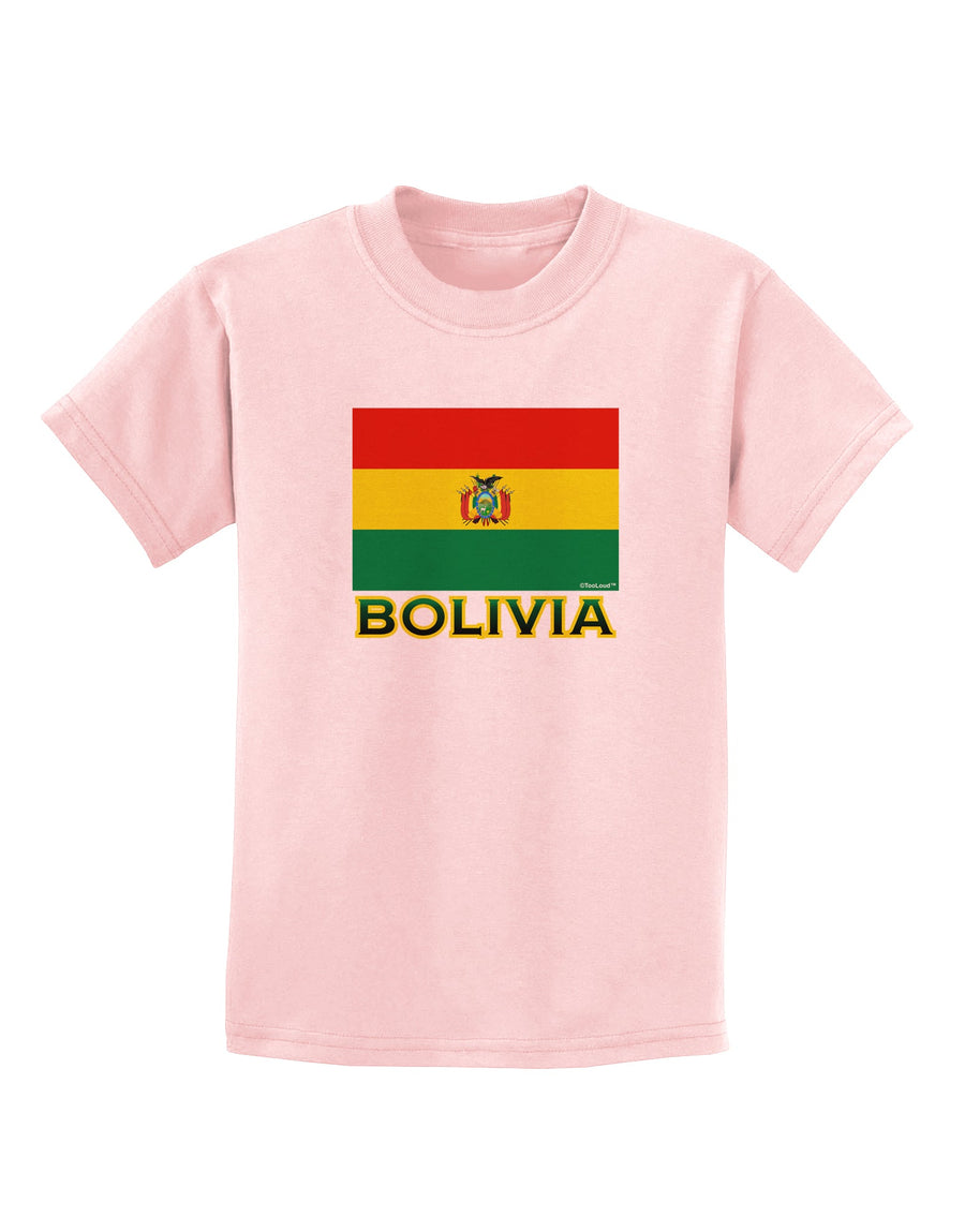 Bolivia Flag Childrens T-Shirt-Childrens T-Shirt-TooLoud-White-X-Small-Davson Sales