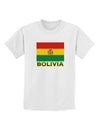 Bolivia Flag Childrens T-Shirt-Childrens T-Shirt-TooLoud-White-X-Small-Davson Sales