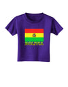 Bolivia Flag Toddler T-Shirt Dark-Toddler T-Shirt-TooLoud-Purple-2T-Davson Sales