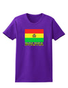 Bolivia Flag Womens Dark T-Shirt-TooLoud-Purple-X-Small-Davson Sales