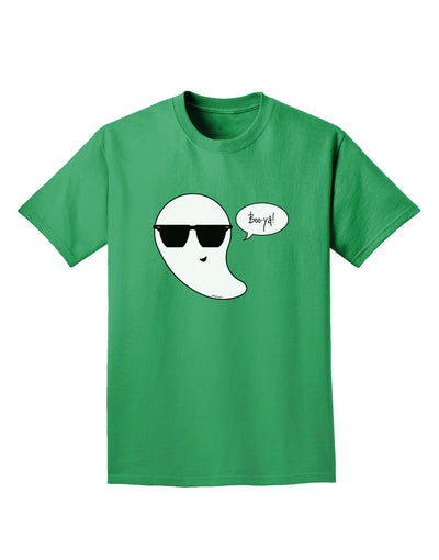 Boo Ya Cool Ghost Halloween Adult Dark T-Shirt-Mens T-Shirt-TooLoud-Kelly-Green-Small-Davson Sales