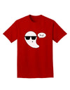 Boo Ya Cool Ghost Halloween Adult Dark T-Shirt-Mens T-Shirt-TooLoud-Red-Small-Davson Sales