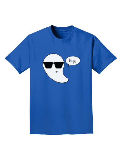 Boo Ya Cool Ghost Halloween Adult Dark T-Shirt-Mens T-Shirt-TooLoud-Royal-Blue-Small-Davson Sales