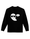 Boo Ya Cool Ghost Halloween Adult Long Sleeve Dark T-Shirt-TooLoud-Black-Small-Davson Sales