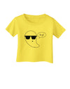 Boo Ya Cool Ghost Halloween Infant T-Shirt-Infant T-Shirt-TooLoud-Yellow-06-Months-Davson Sales