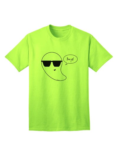 Boo Ya Cool Ghost - Premium Halloween Adult T-Shirt Collection-Mens T-shirts-TooLoud-Neon-Green-Small-Davson Sales