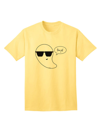 Boo Ya Cool Ghost - Premium Halloween Adult T-Shirt Collection-Mens T-shirts-TooLoud-Yellow-Small-Davson Sales