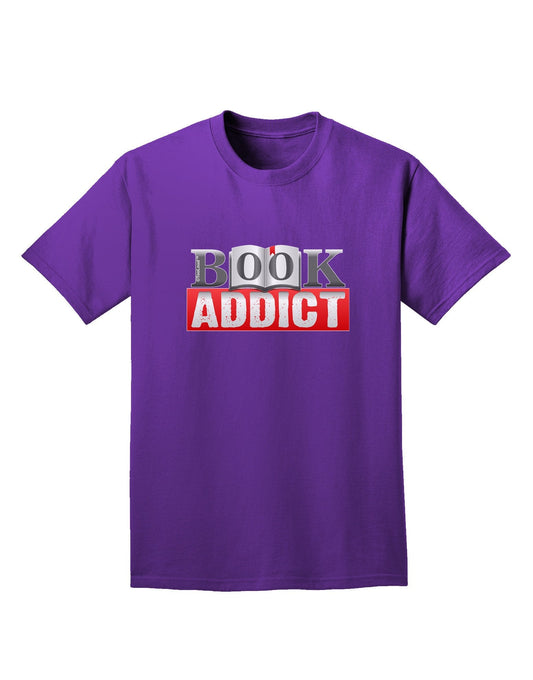 Book Addict Adult Dark T-Shirt-Mens T-Shirt-TooLoud-Purple-XXXX-Large-Davson Sales
