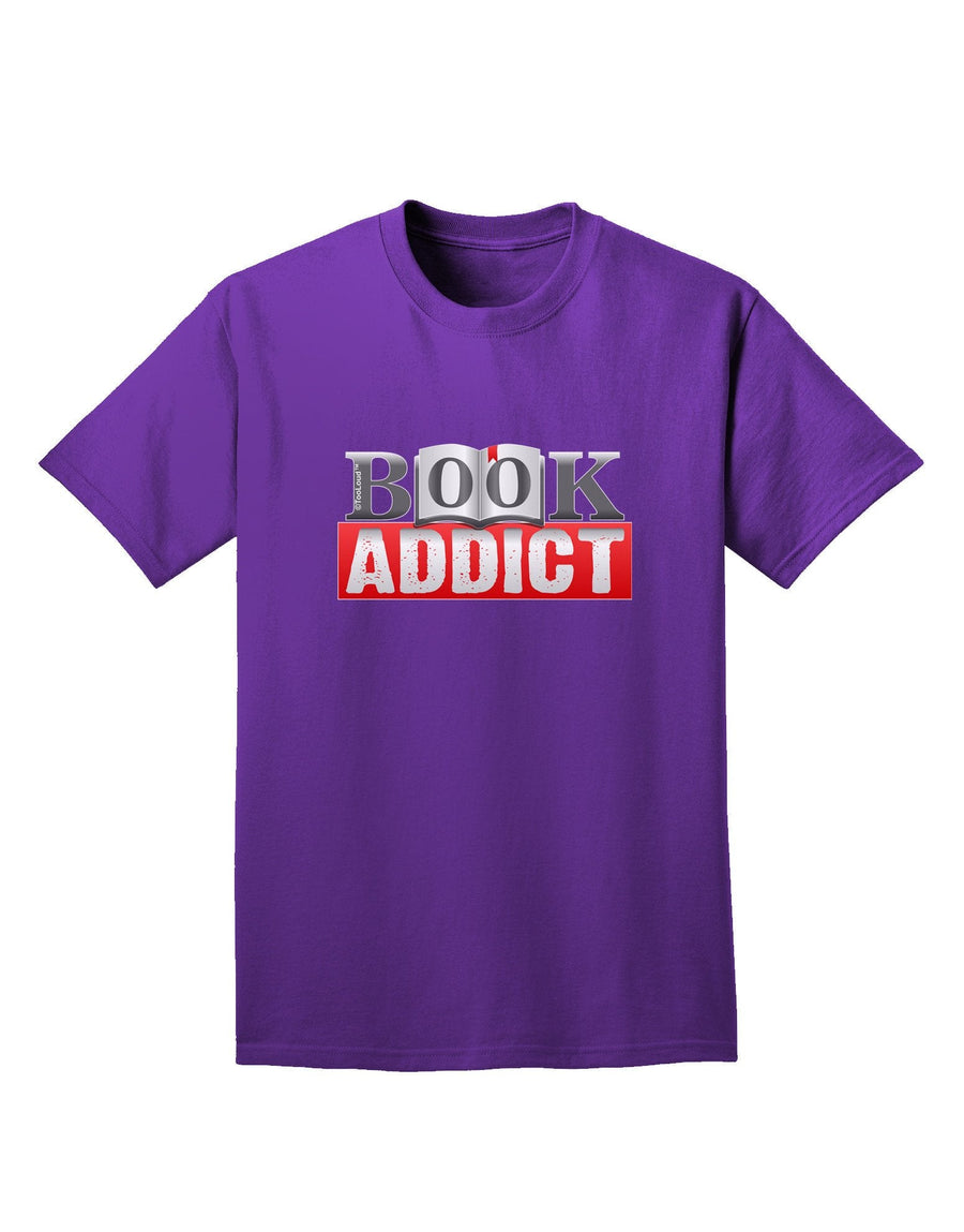 Book Addict Adult Dark T-Shirt-Mens T-Shirt-TooLoud-Purple-XXXX-Large-Davson Sales