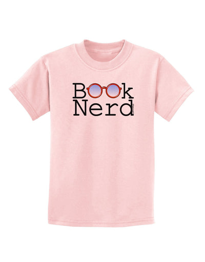 Book Nerd Childrens T-Shirt-Childrens T-Shirt-TooLoud-PalePink-X-Large-Davson Sales