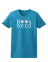 Book Nerd Womens Dark T-Shirt-TooLoud-Turquoise-XXX-Large-Davson Sales