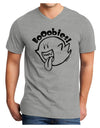 Booobies Adult V-Neck T-shirt-Mens T-Shirt-TooLoud-HeatherGray-Small-Davson Sales